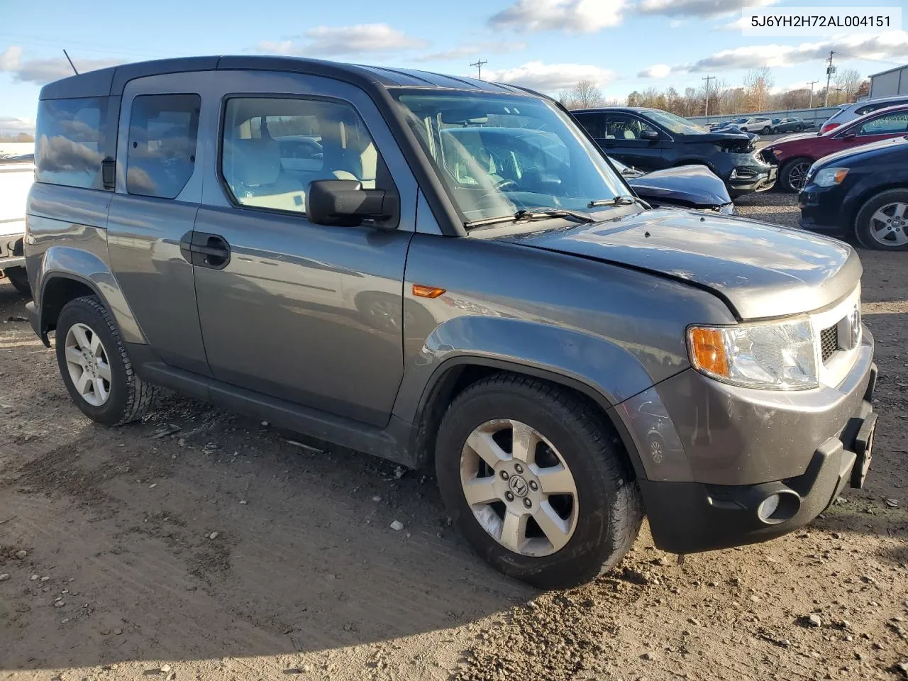 2010 Honda Element Ex VIN: 5J6YH2H72AL004151 Lot: 80228344