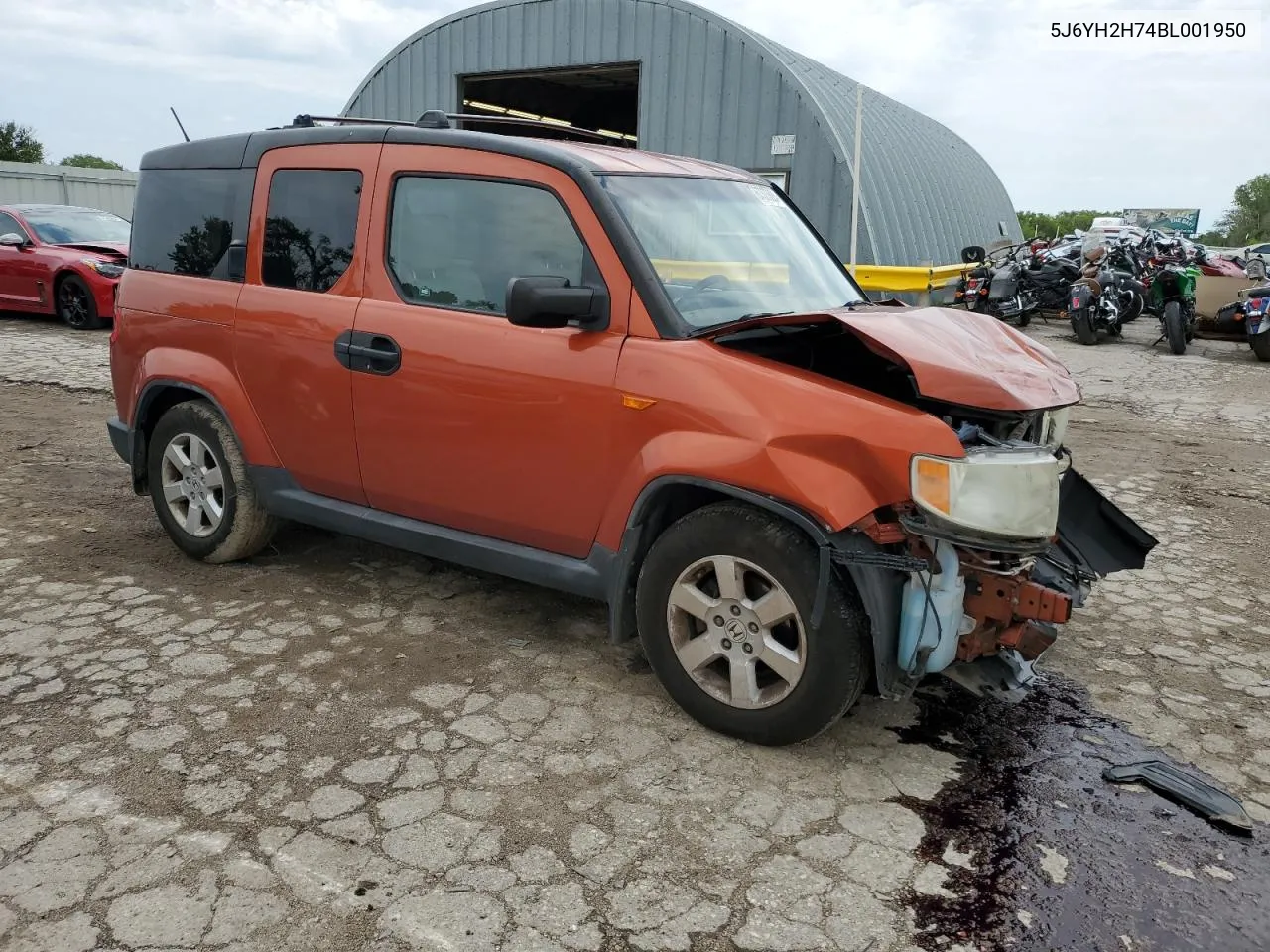 5J6YH2H74BL001950 2011 Honda Element Ex