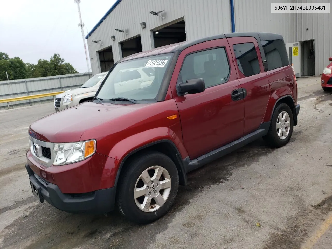 2011 Honda Element Ex VIN: 5J6YH2H74BL005481 Lot: 73121584