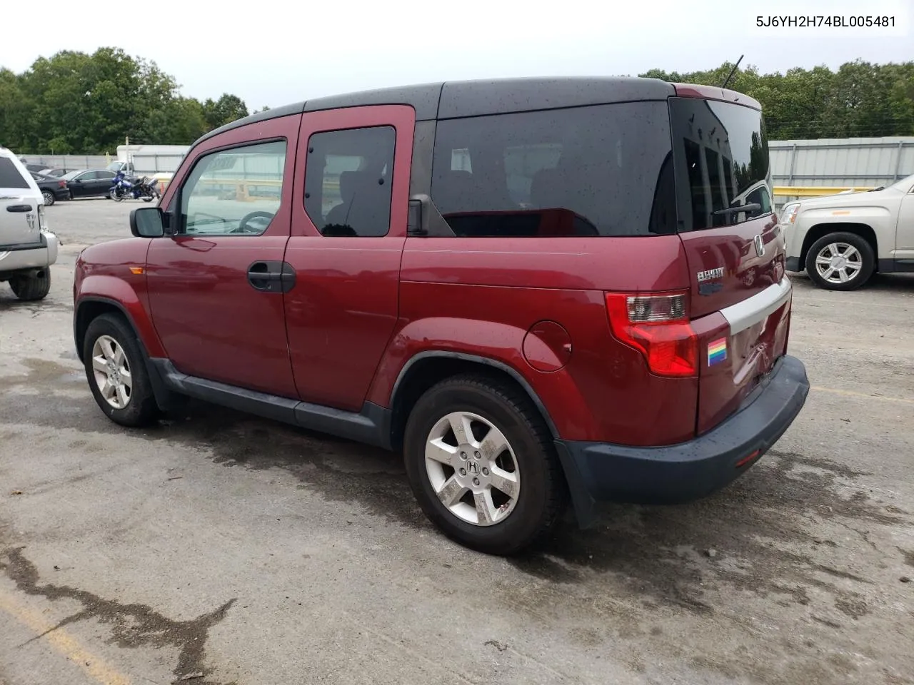 2011 Honda Element Ex VIN: 5J6YH2H74BL005481 Lot: 73121584