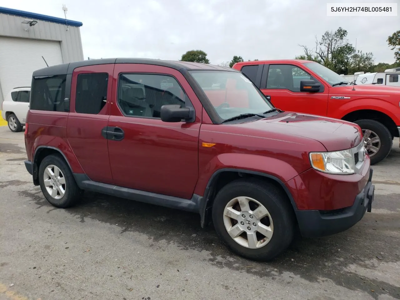 2011 Honda Element Ex VIN: 5J6YH2H74BL005481 Lot: 73121584