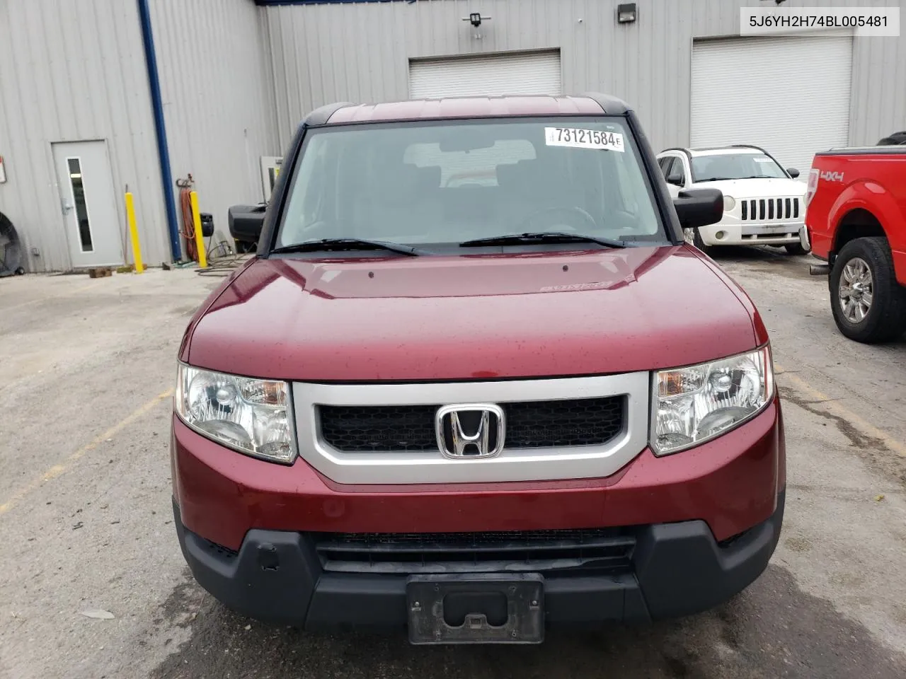 2011 Honda Element Ex VIN: 5J6YH2H74BL005481 Lot: 73121584