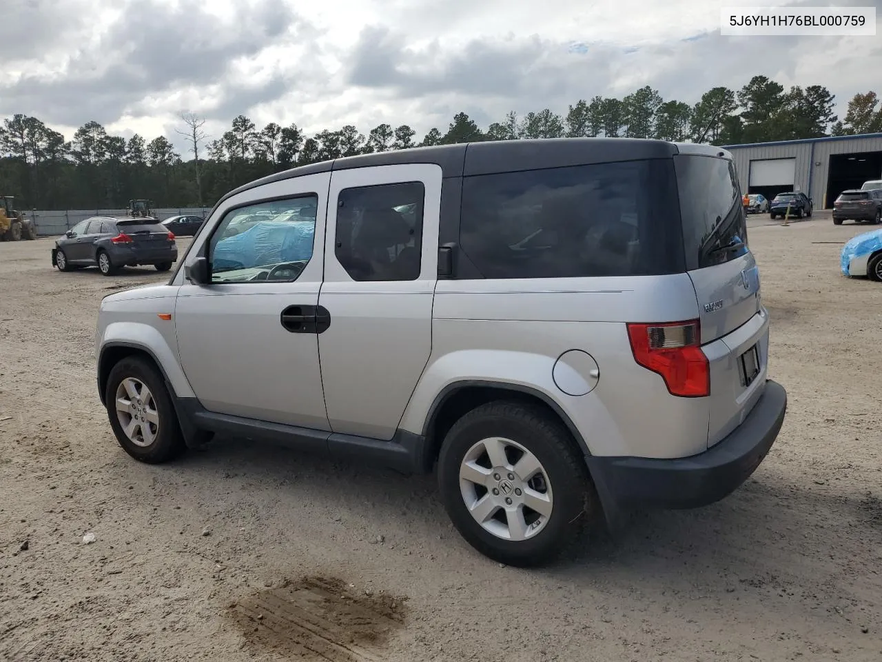 2011 Honda Element Ex VIN: 5J6YH1H76BL000759 Lot: 73585274