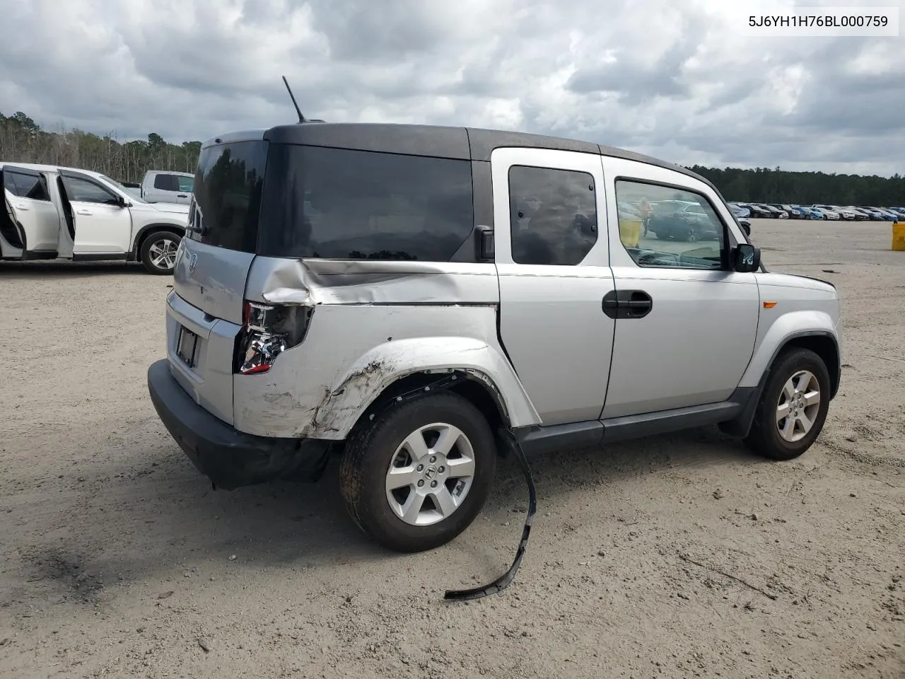 2011 Honda Element Ex VIN: 5J6YH1H76BL000759 Lot: 73585274