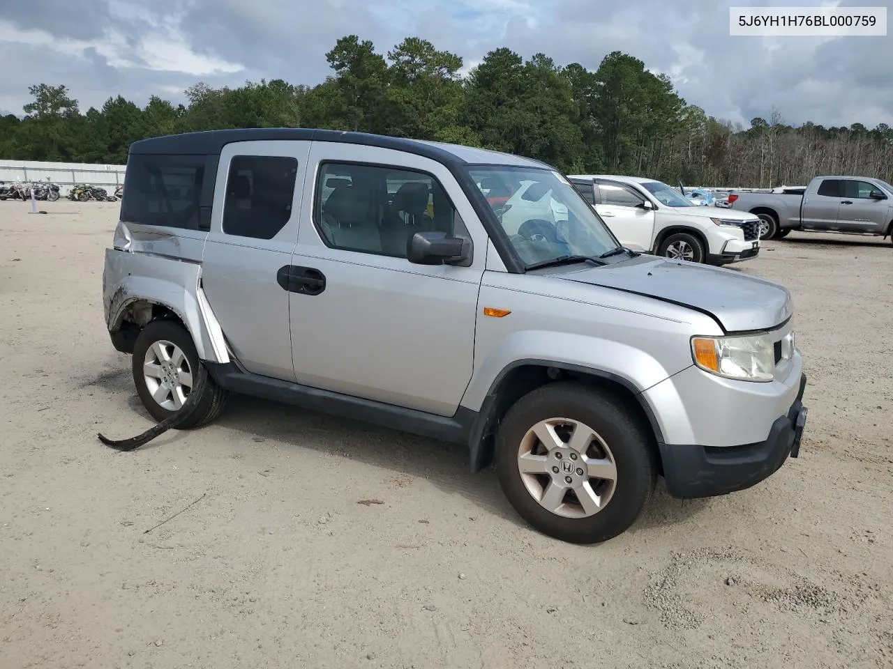 2011 Honda Element Ex VIN: 5J6YH1H76BL000759 Lot: 73585274