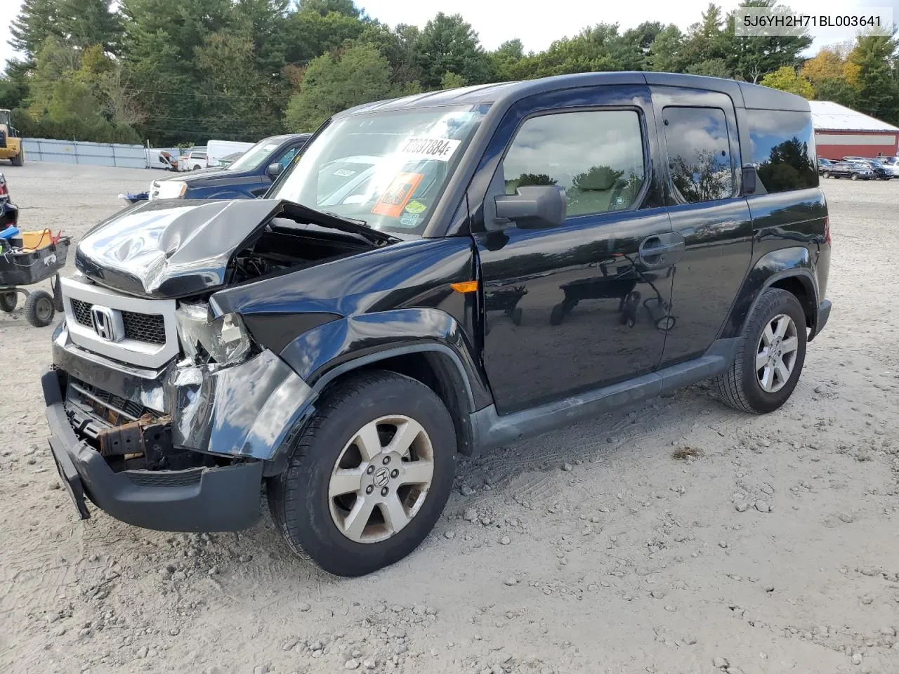 2011 Honda Element Ex VIN: 5J6YH2H71BL003641 Lot: 73697884