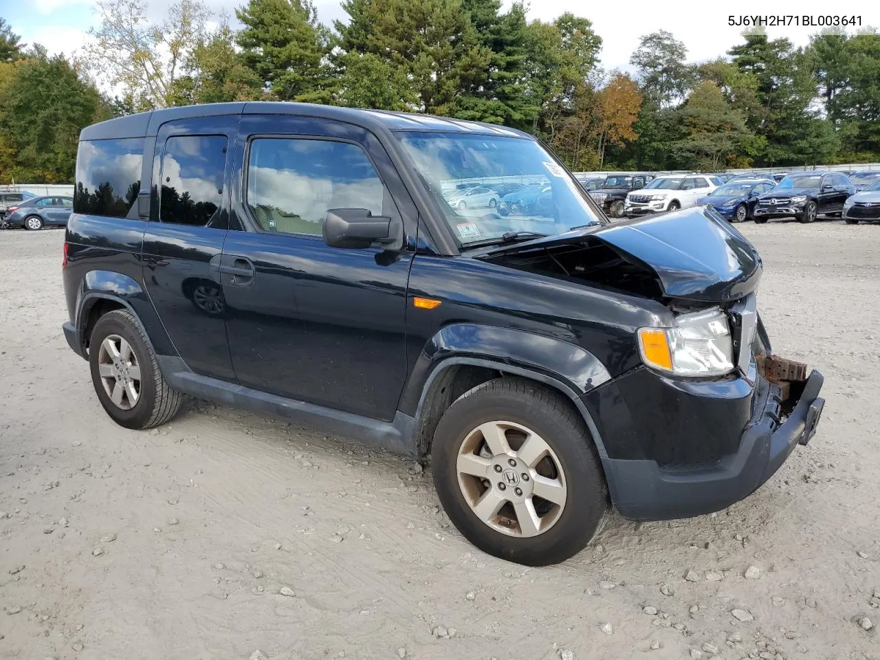 2011 Honda Element Ex VIN: 5J6YH2H71BL003641 Lot: 73697884