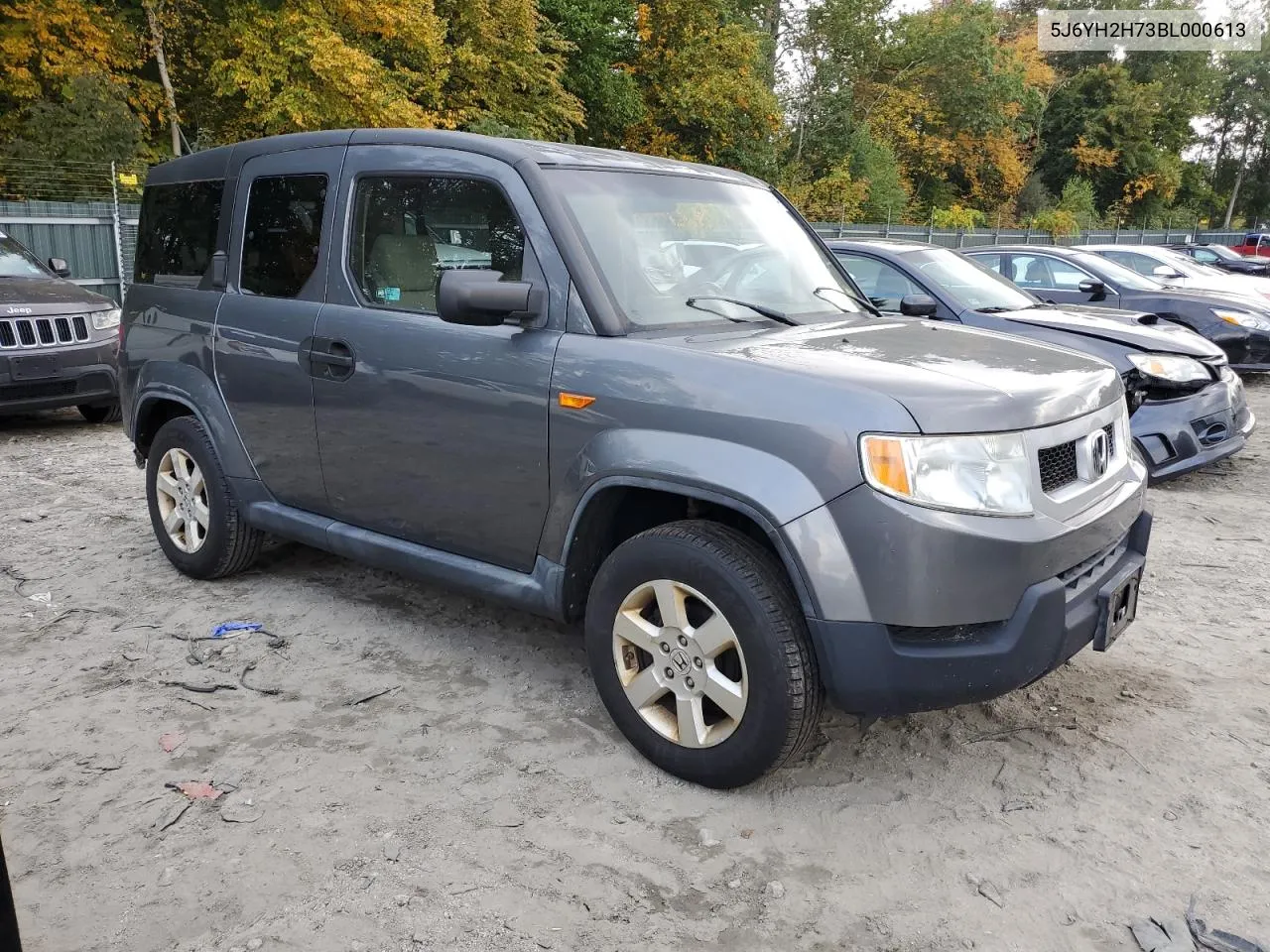 2011 Honda Element Ex VIN: 5J6YH2H73BL000613 Lot: 73736844