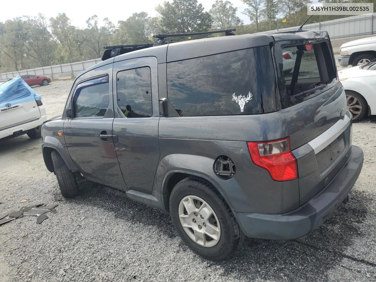 5J6YH1H39BL002535 2011 Honda Element Lx