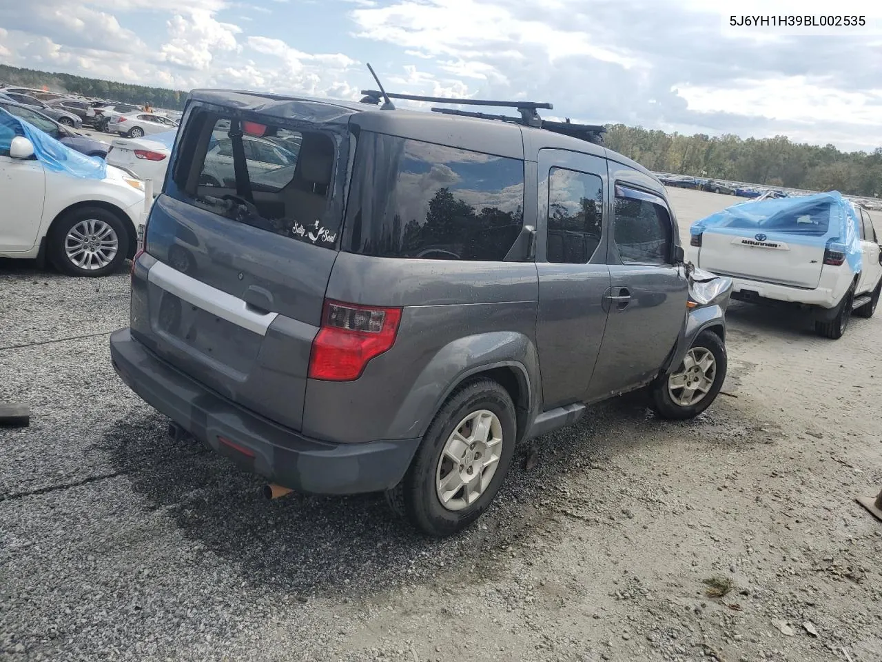 2011 Honda Element Lx VIN: 5J6YH1H39BL002535 Lot: 74066304