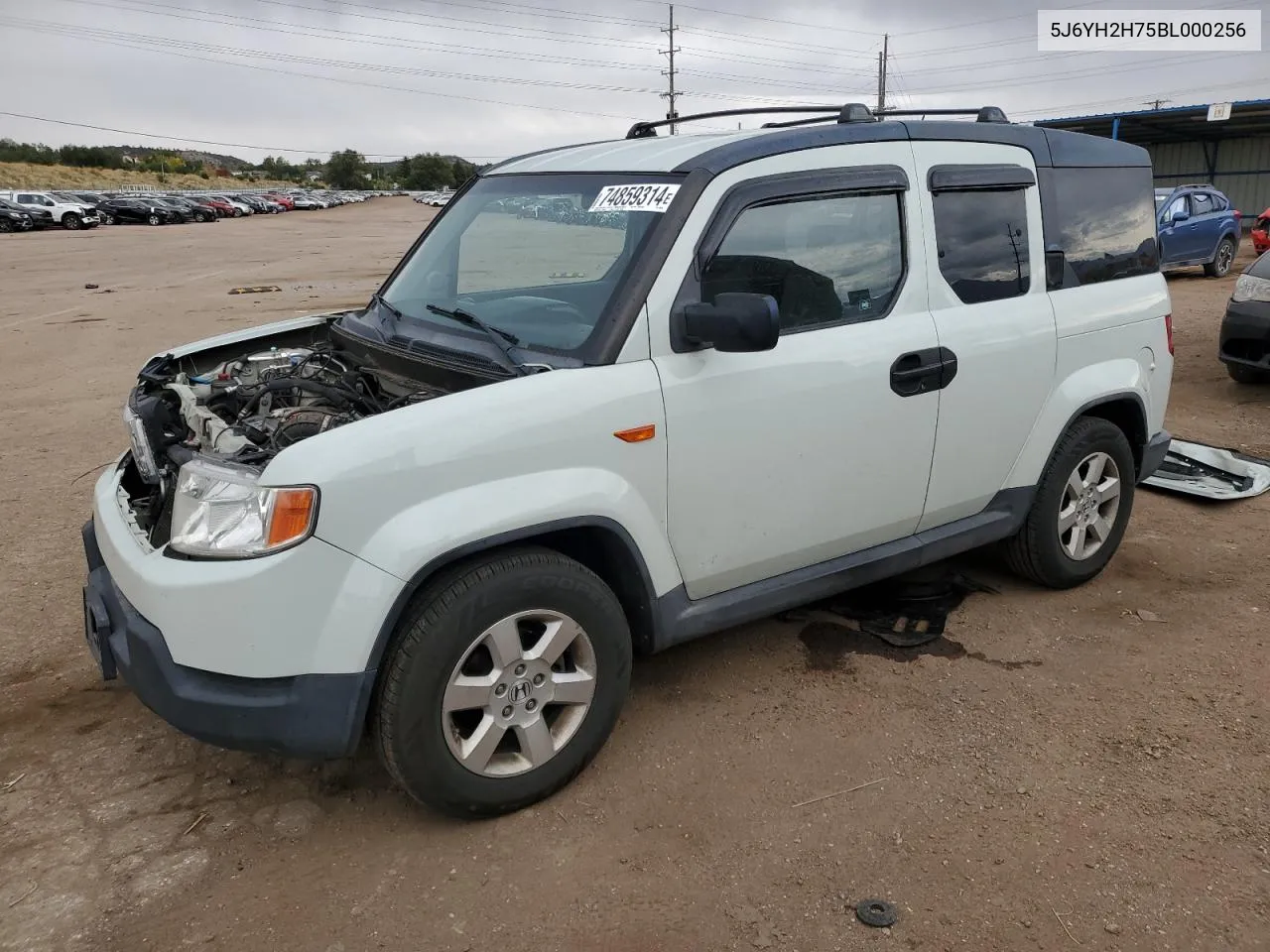 2011 Honda Element Ex VIN: 5J6YH2H75BL000256 Lot: 74859314