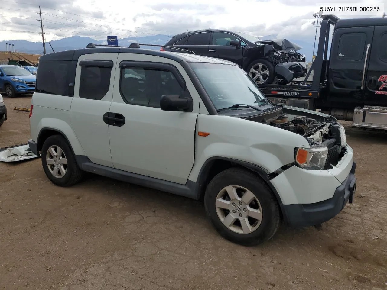 2011 Honda Element Ex VIN: 5J6YH2H75BL000256 Lot: 74859314