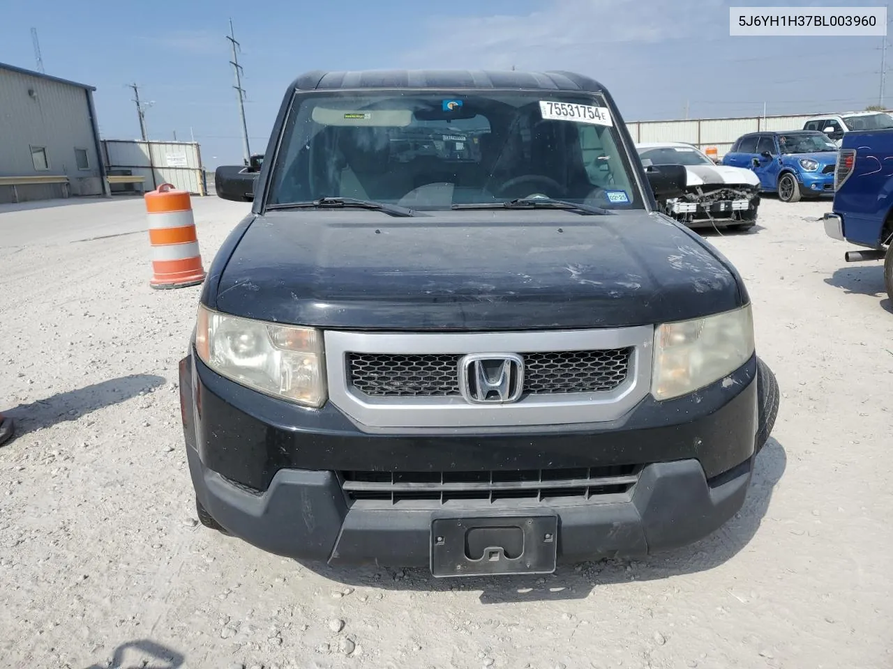 2011 Honda Element Lx VIN: 5J6YH1H37BL003960 Lot: 75531754