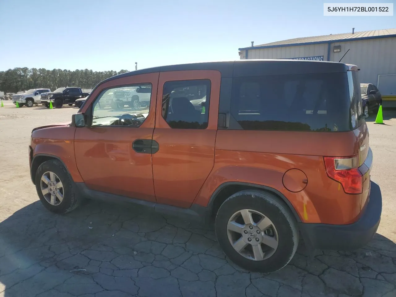 2011 Honda Element Ex VIN: 5J6YH1H72BL001522 Lot: 76142364