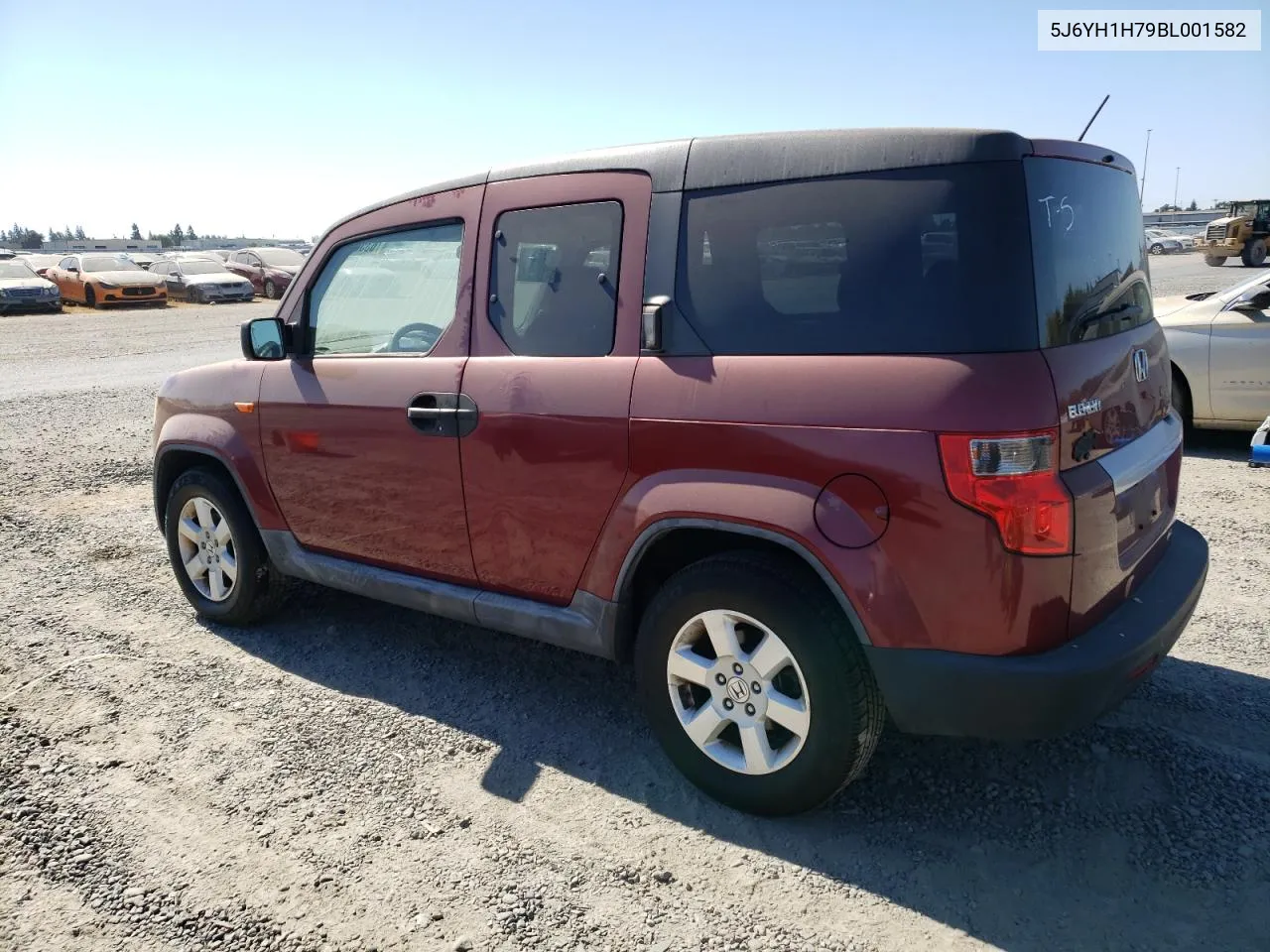 2011 Honda Element Ex VIN: 5J6YH1H79BL001582 Lot: 76356924