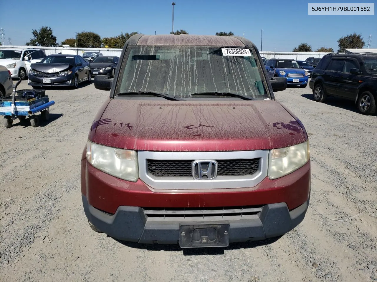 5J6YH1H79BL001582 2011 Honda Element Ex