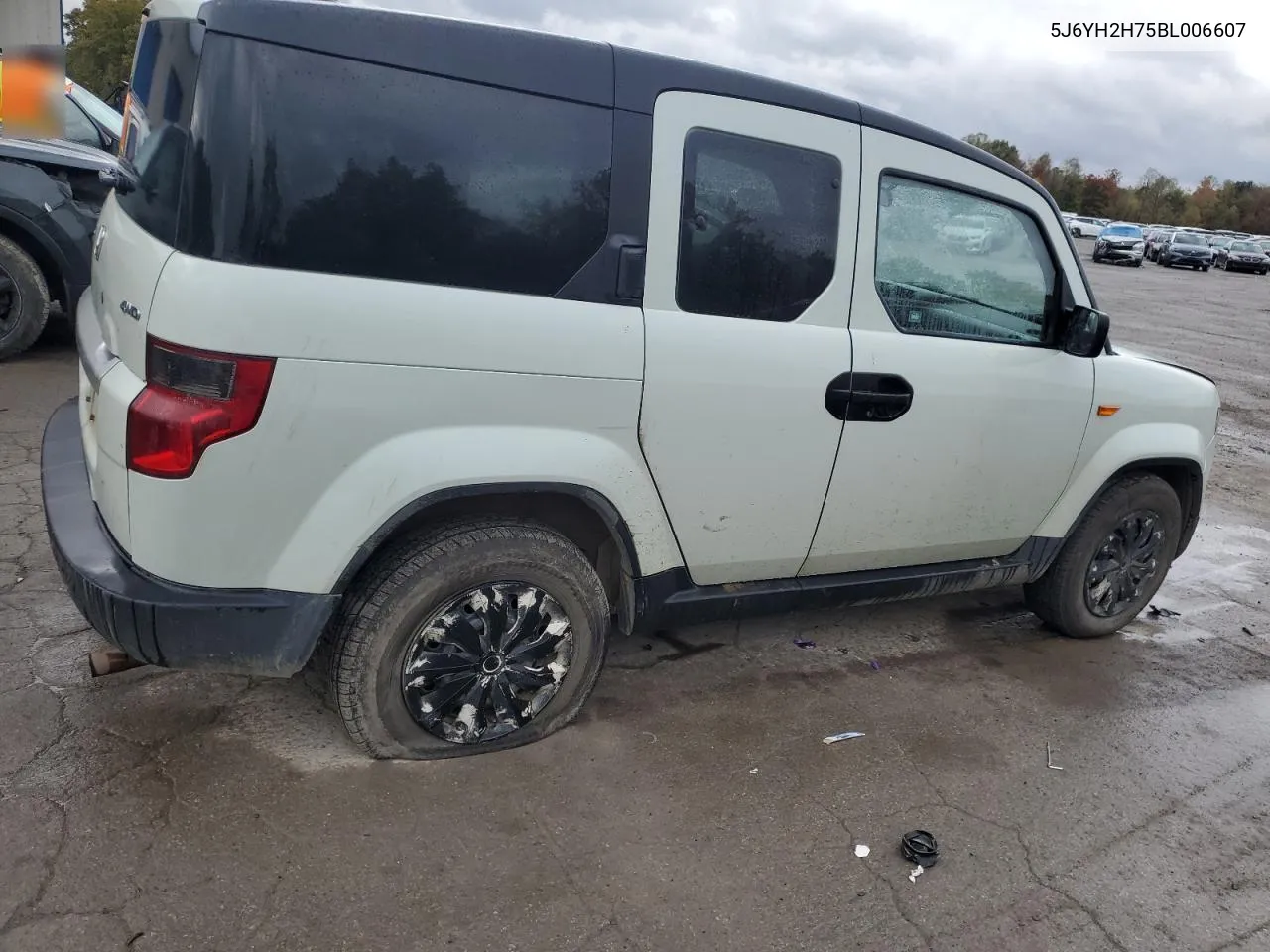 2011 Honda Element Ex VIN: 5J6YH2H75BL006607 Lot: 76382274