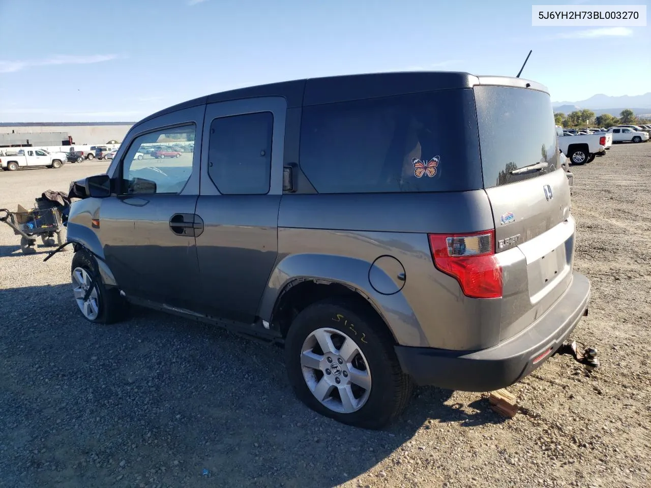 2011 Honda Element Ex VIN: 5J6YH2H73BL003270 Lot: 77669644