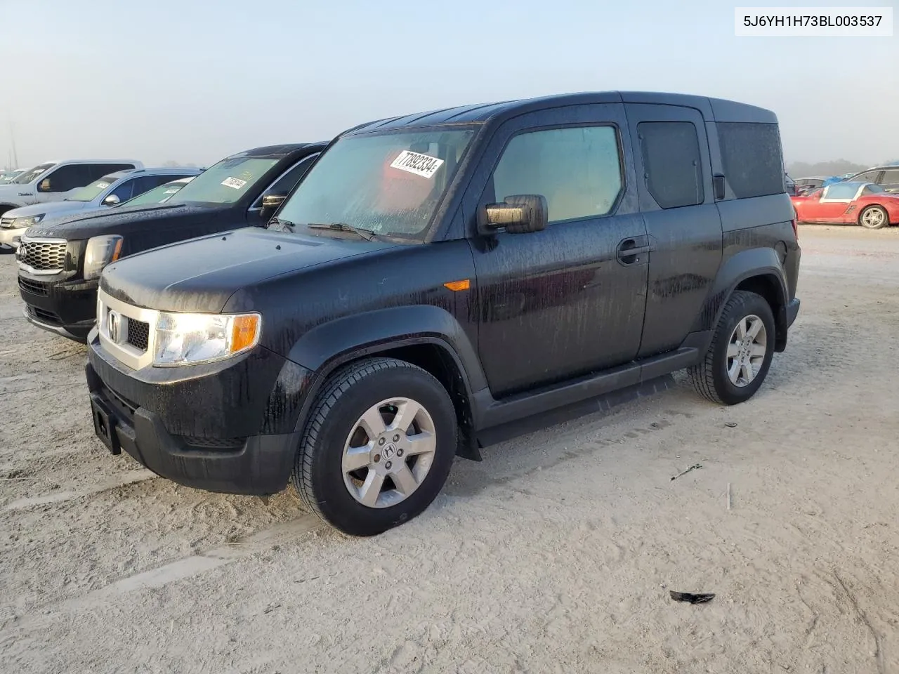 2011 Honda Element Ex VIN: 5J6YH1H73BL003537 Lot: 77892334