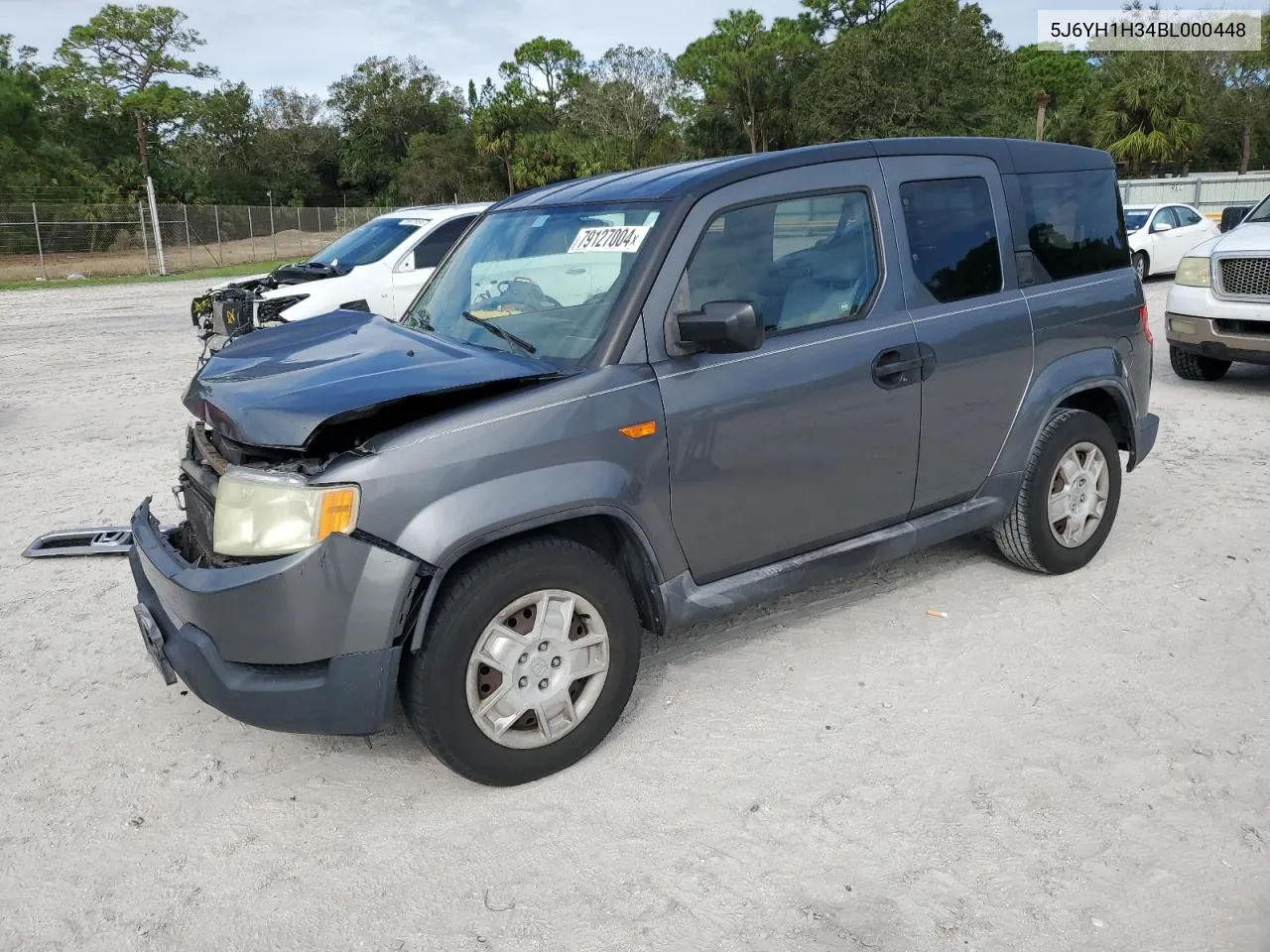 2011 Honda Element Lx VIN: 5J6YH1H34BL000448 Lot: 79127004