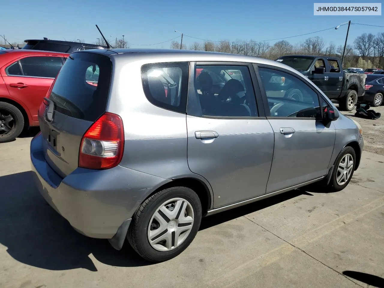 2007 Honda Fit VIN: JHMGD38447S057942 Lot: 47271334