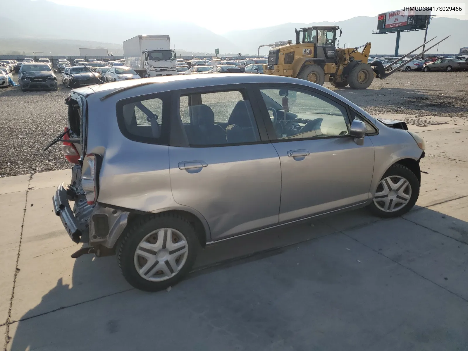 2007 Honda Fit VIN: JHMGD38417S029466 Lot: 64863694