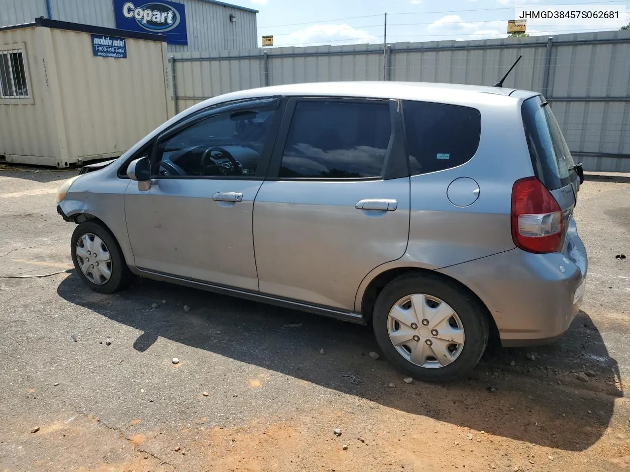 2007 Honda Fit VIN: JHMGD38457S062681 Lot: 66788774