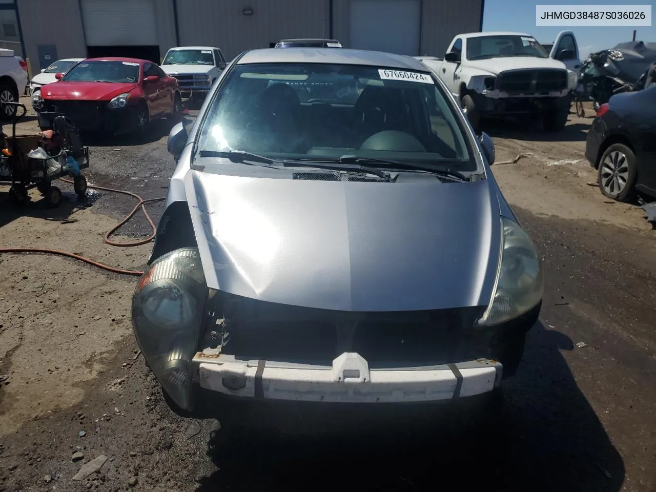 JHMGD38487S036026 2007 Honda Fit