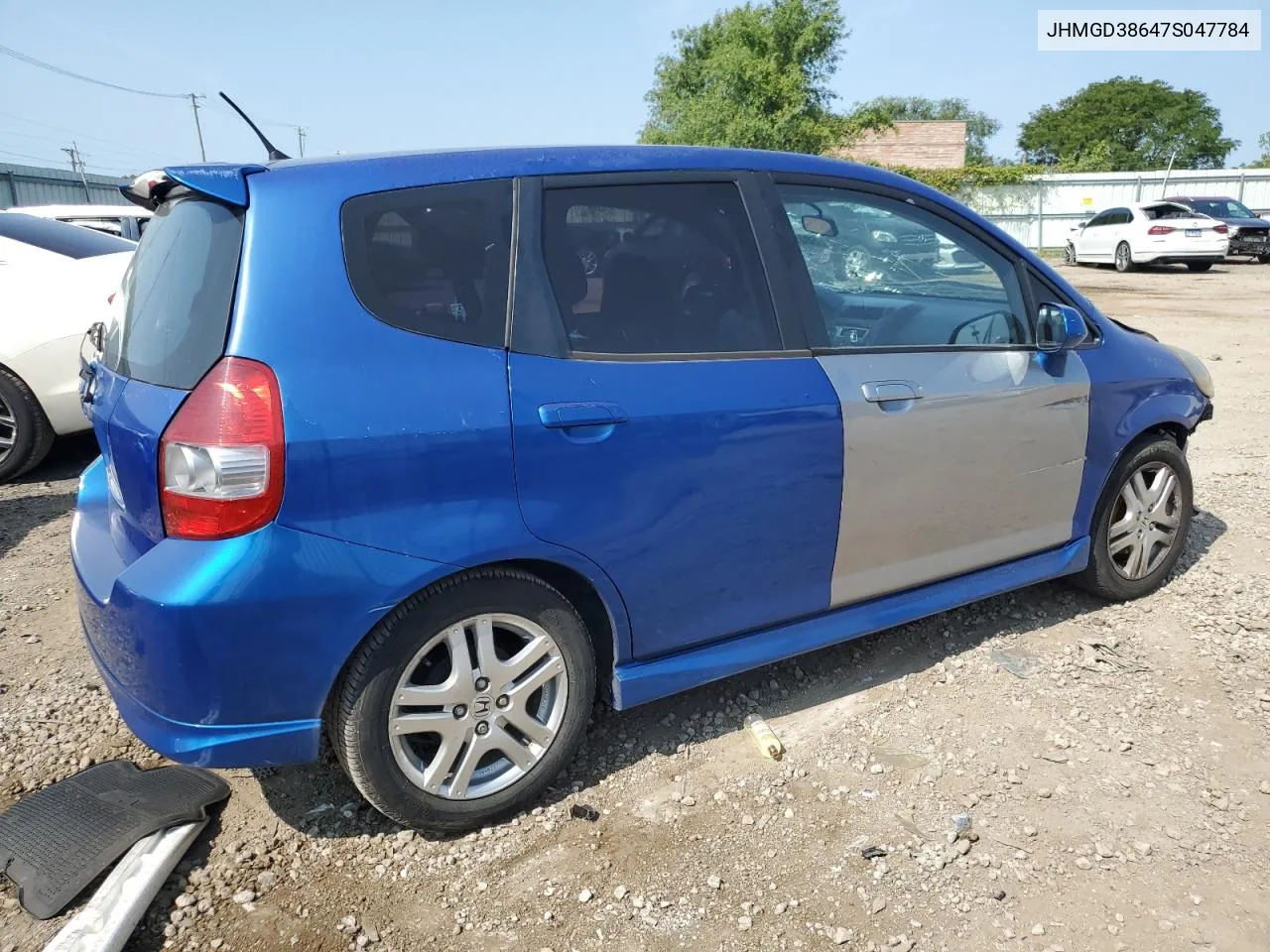 JHMGD38647S047784 2007 Honda Fit S