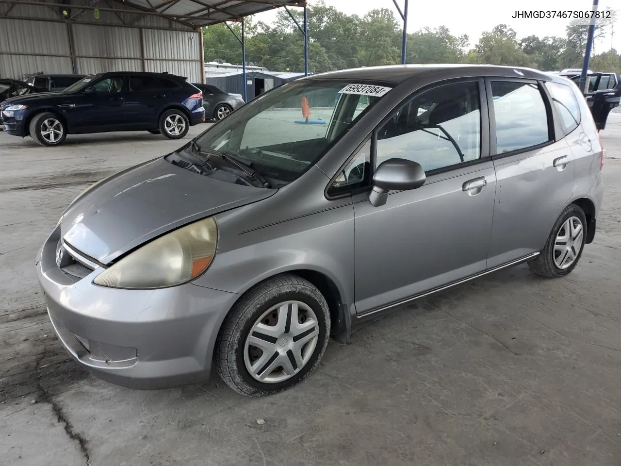 2007 Honda Fit VIN: JHMGD37467S067812 Lot: 69937084