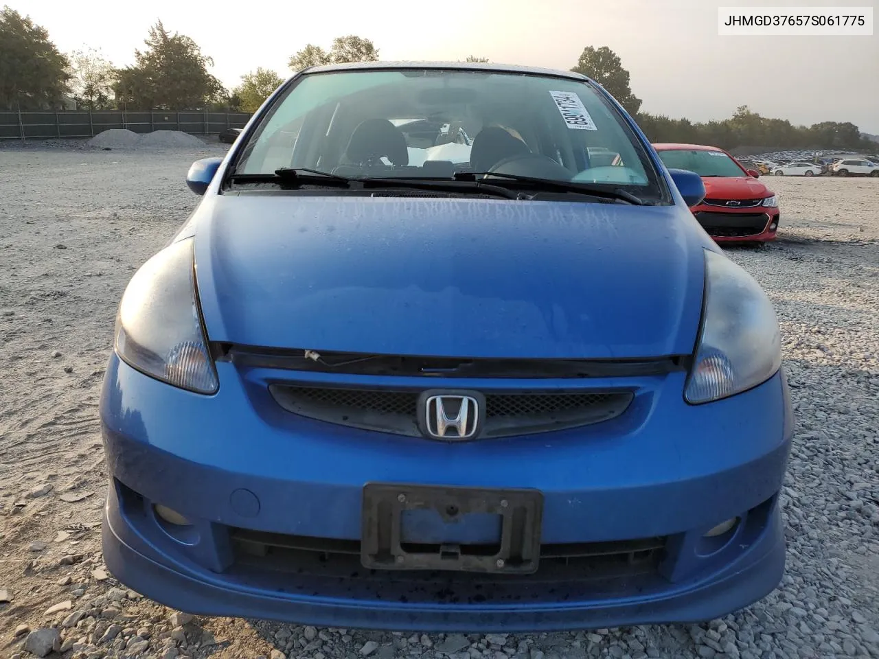 2007 Honda Fit S VIN: JHMGD37657S061775 Lot: 69941734