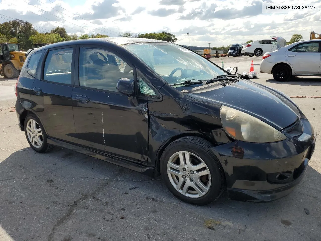 JHMGD38607S038127 2007 Honda Fit S