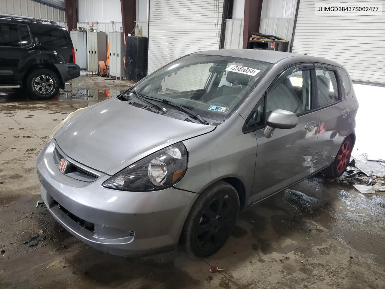 2007 Honda Fit VIN: JHMGD38437S002477 Lot: 72065034