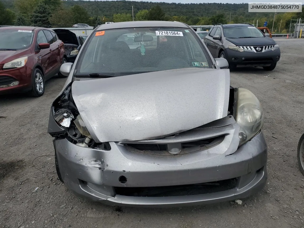 JHMGD38487S054770 2007 Honda Fit