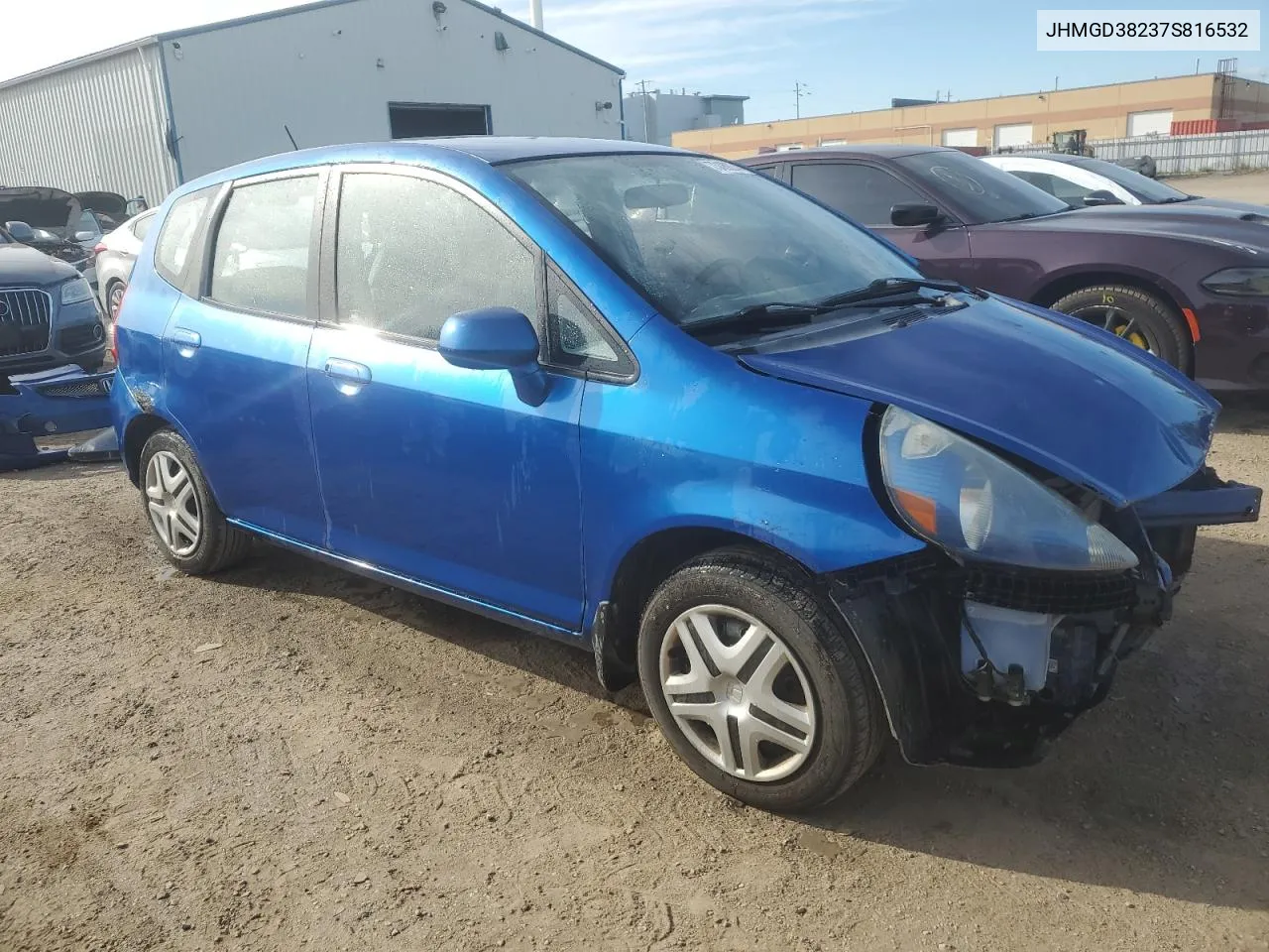 JHMGD38237S816532 2007 Honda Fit Dx