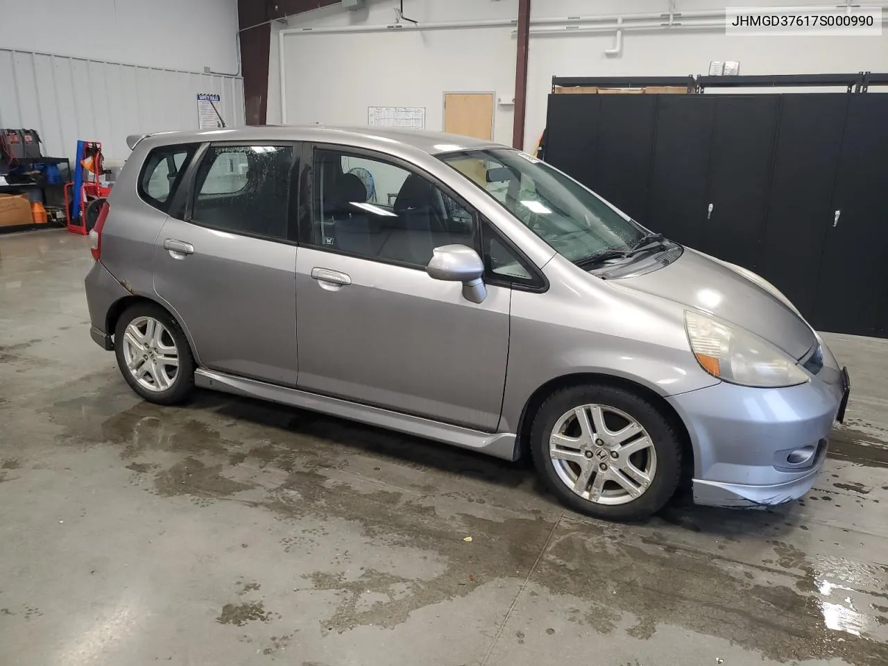 2007 Honda Fit S VIN: JHMGD37617S000990 Lot: 73576934