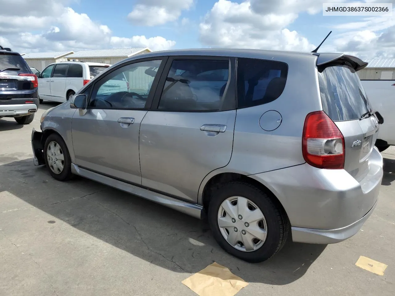 2007 Honda Fit S VIN: JHMGD38637S002366 Lot: 75031074