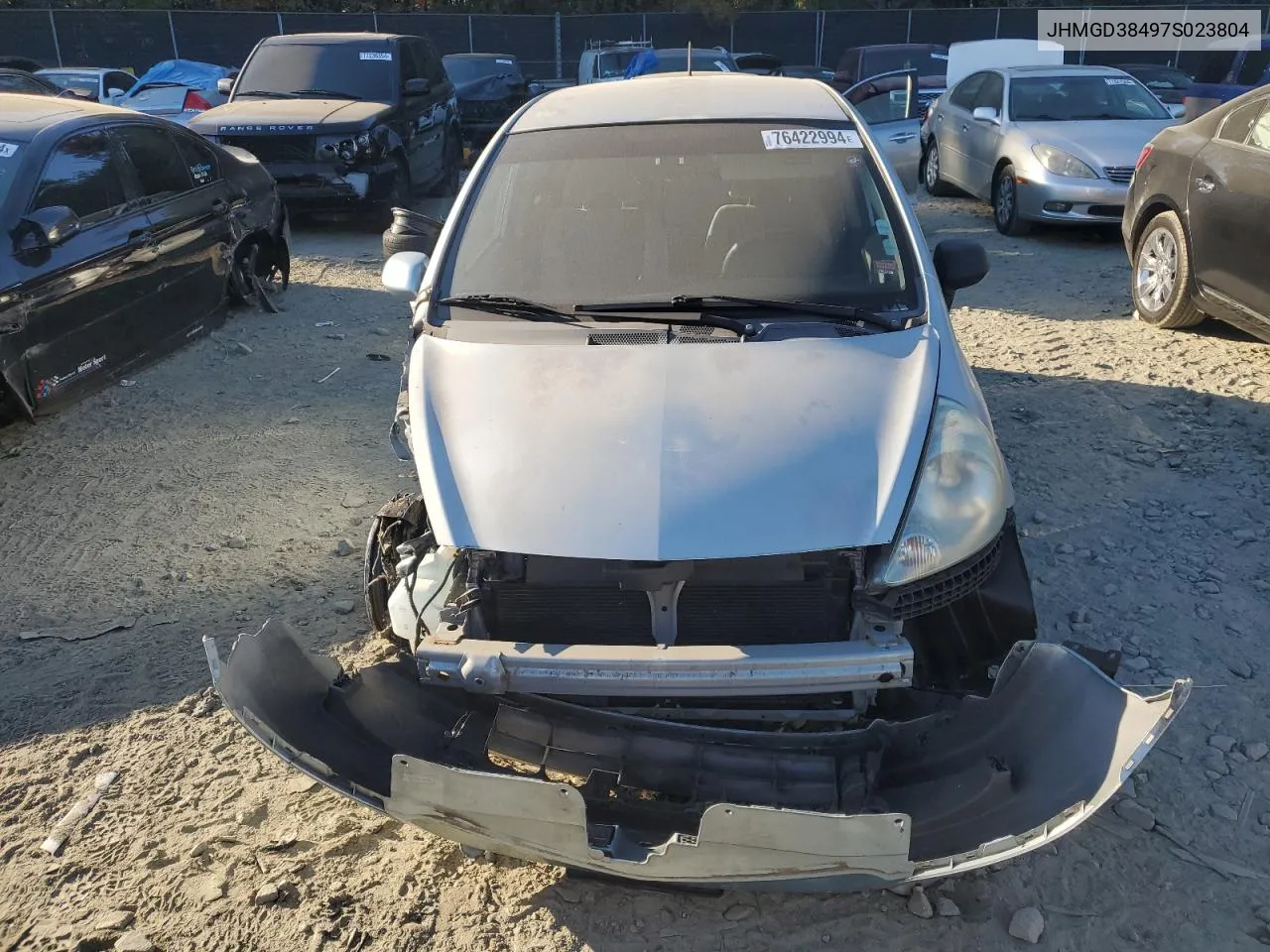 2007 Honda Fit VIN: JHMGD38497S023804 Lot: 76422994