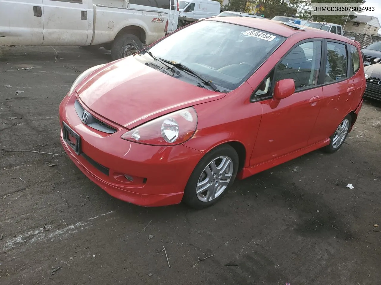 JHMGD38607S034983 2007 Honda Fit S