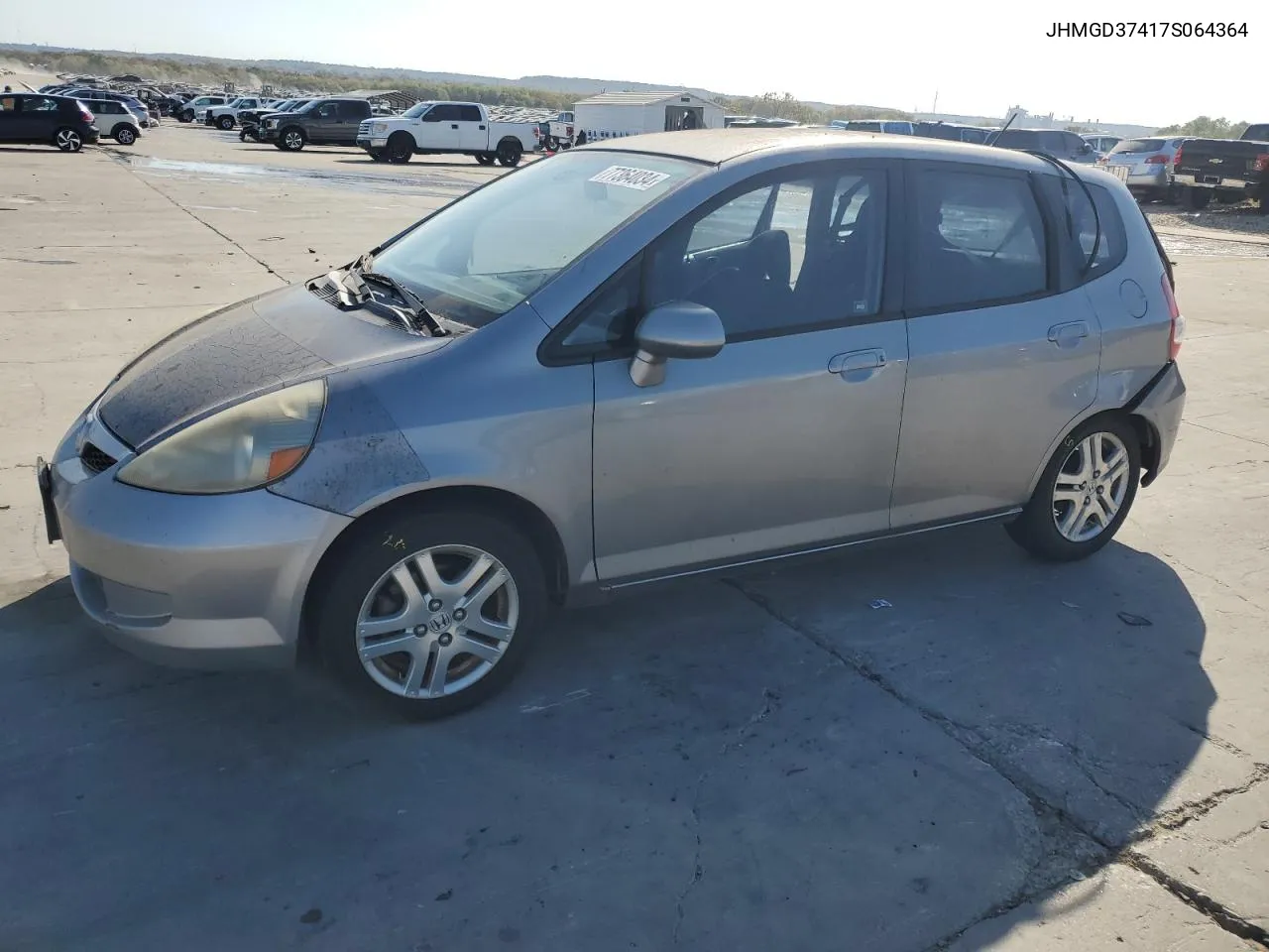 2007 Honda Fit VIN: JHMGD37417S064364 Lot: 77364034