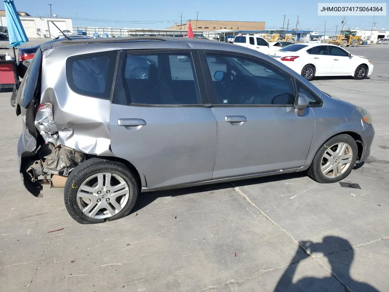 2007 Honda Fit VIN: JHMGD37417S064364 Lot: 77364034