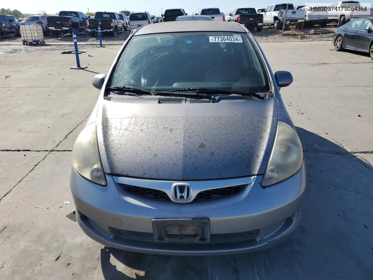 2007 Honda Fit VIN: JHMGD37417S064364 Lot: 77364034