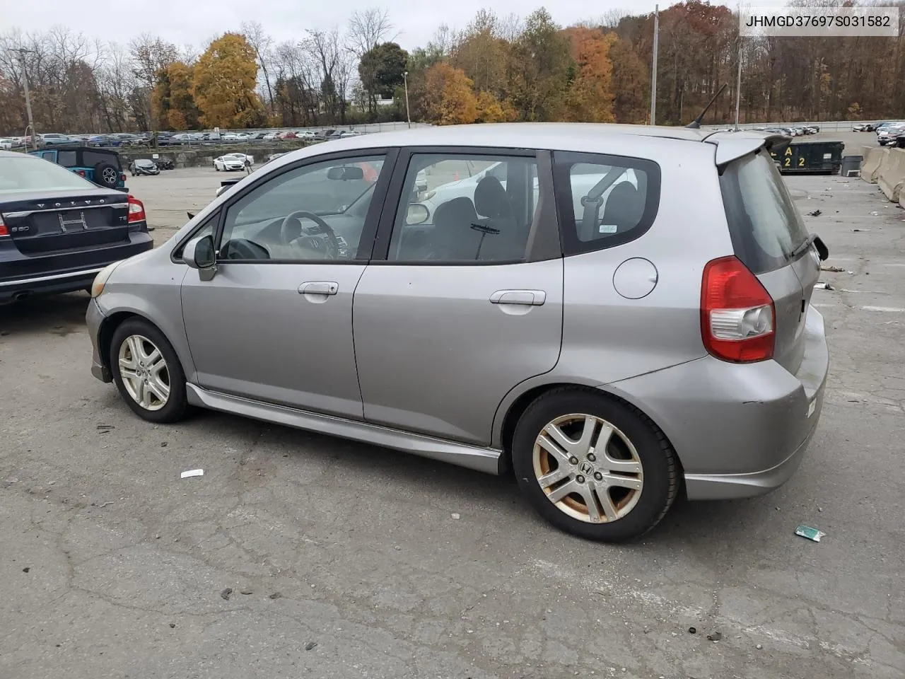 2007 Honda Fit S VIN: JHMGD37697S031582 Lot: 77980464