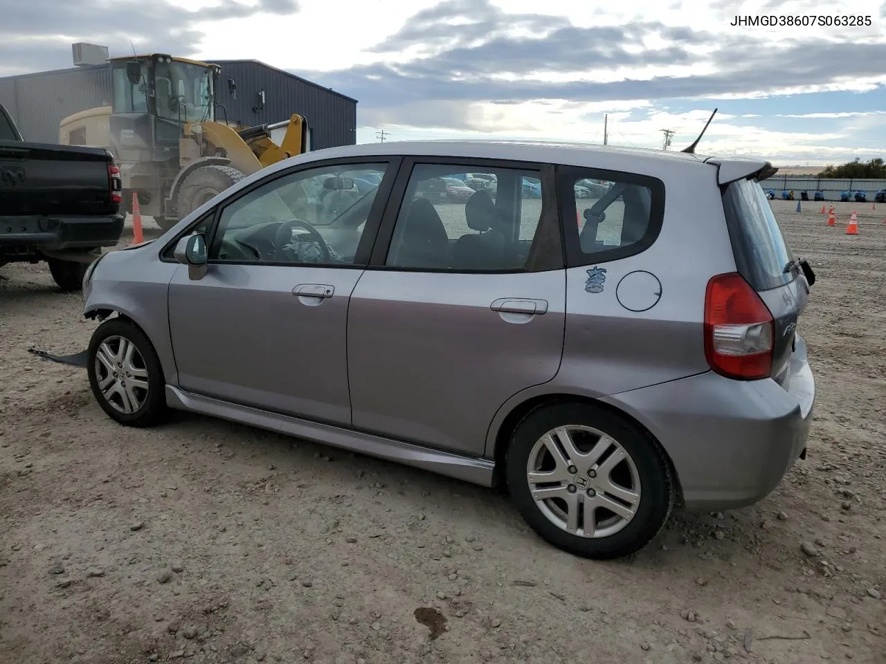 2007 Honda Fit S VIN: JHMGD38607S063285 Lot: 78235854