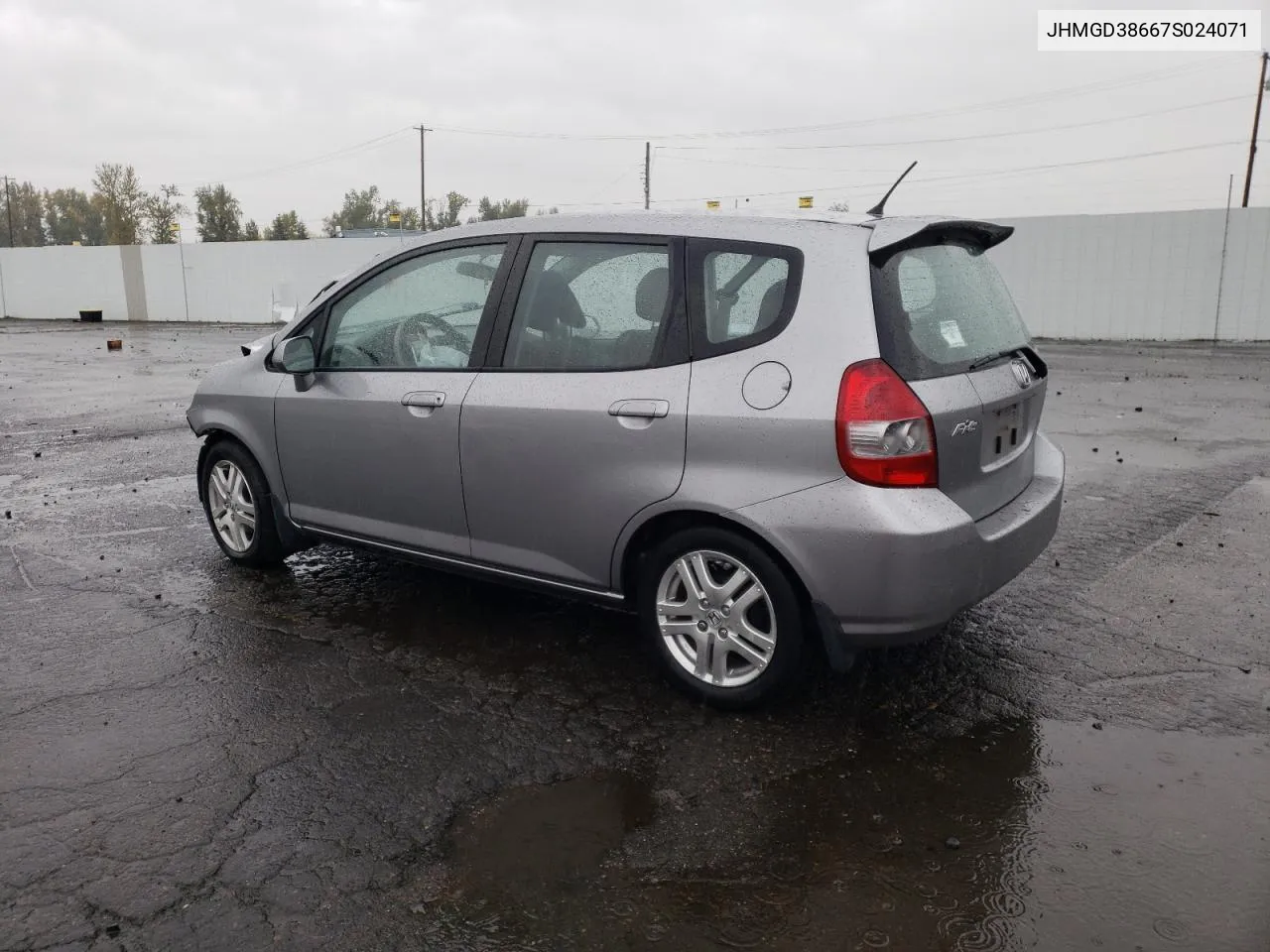 2007 Honda Fit S VIN: JHMGD38667S024071 Lot: 78747894