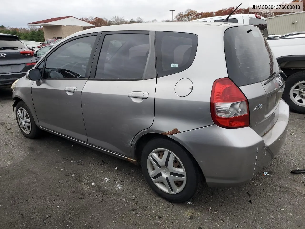 2007 Honda Fit VIN: JHMGD38437S000843 Lot: 79050174