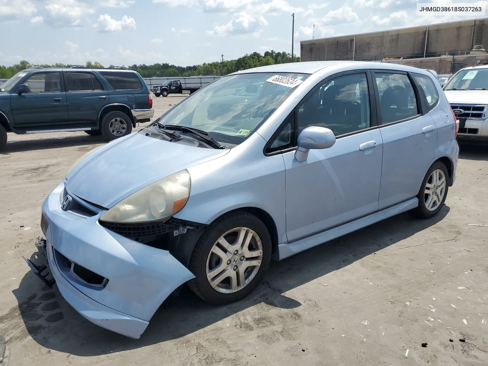 JHMGD38618S037263 2008 Honda Fit Sport