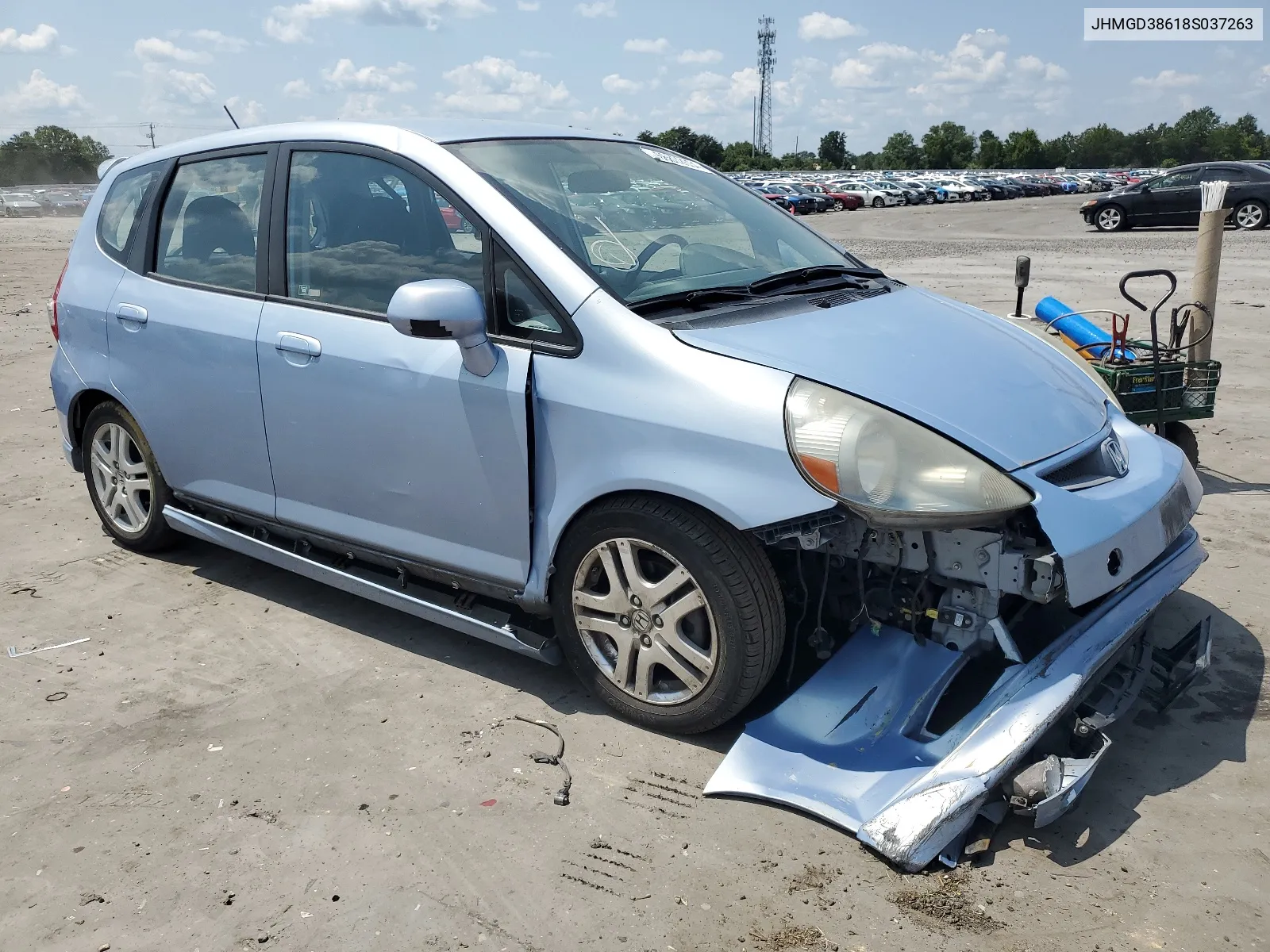 JHMGD38618S037263 2008 Honda Fit Sport