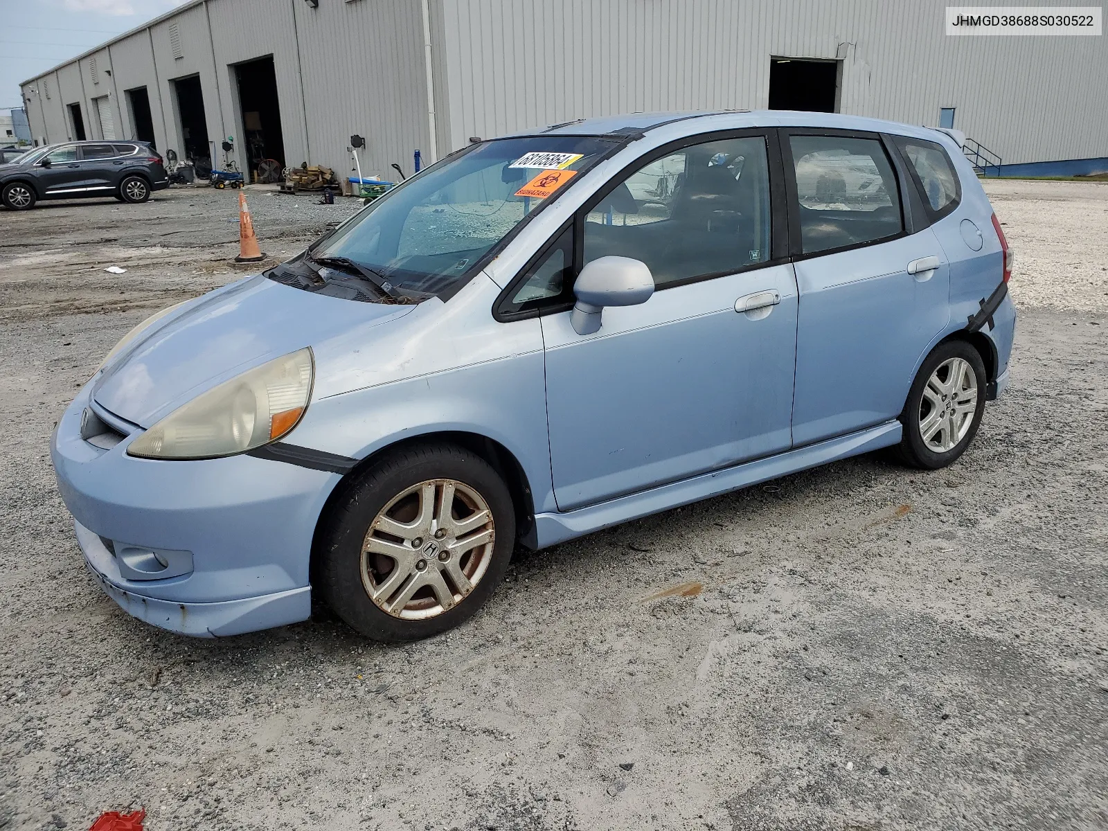 JHMGD38688S030522 2008 Honda Fit Sport