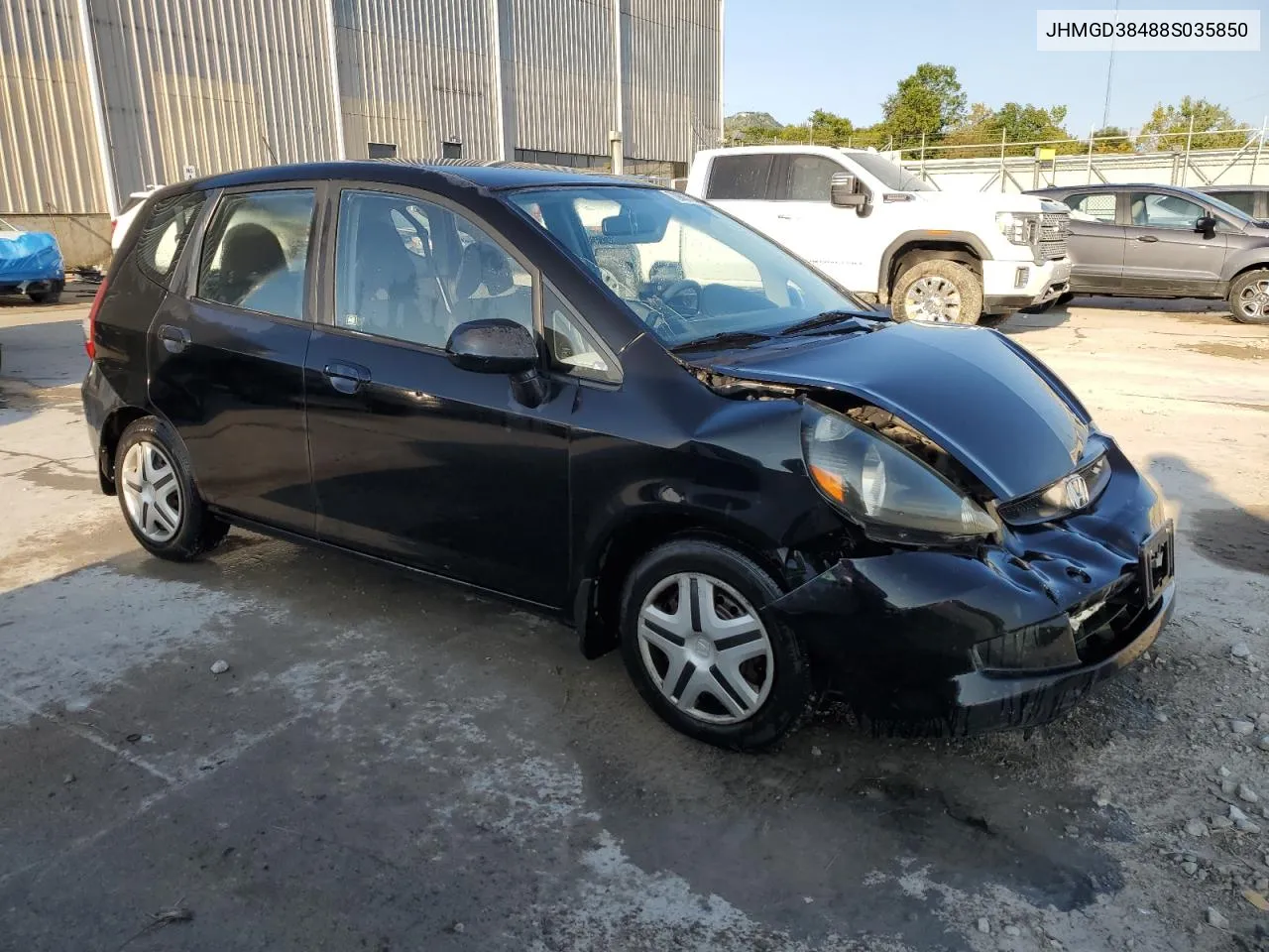 2008 Honda Fit VIN: JHMGD38488S035850 Lot: 70803134